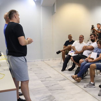 Coaching seminar during the 3rd Crete International Basketball Tournament