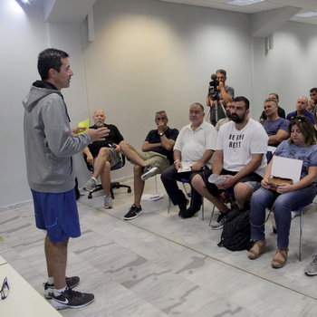 Coaching seminar during the 3rd Crete International Basketball Tournament